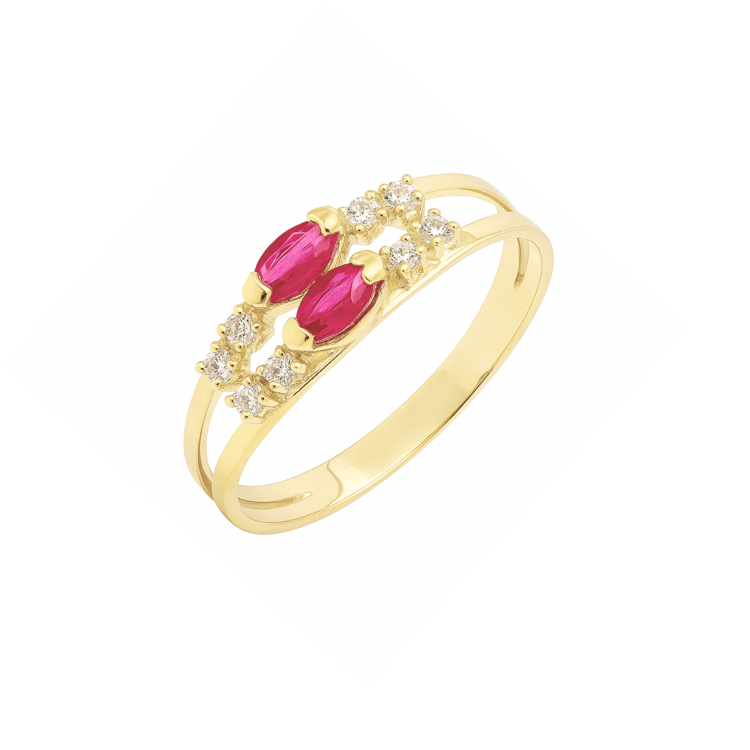 Anel de Formatura em Ouro 18K - CH35D - RAINHA JOIAS E ALIANÇAS