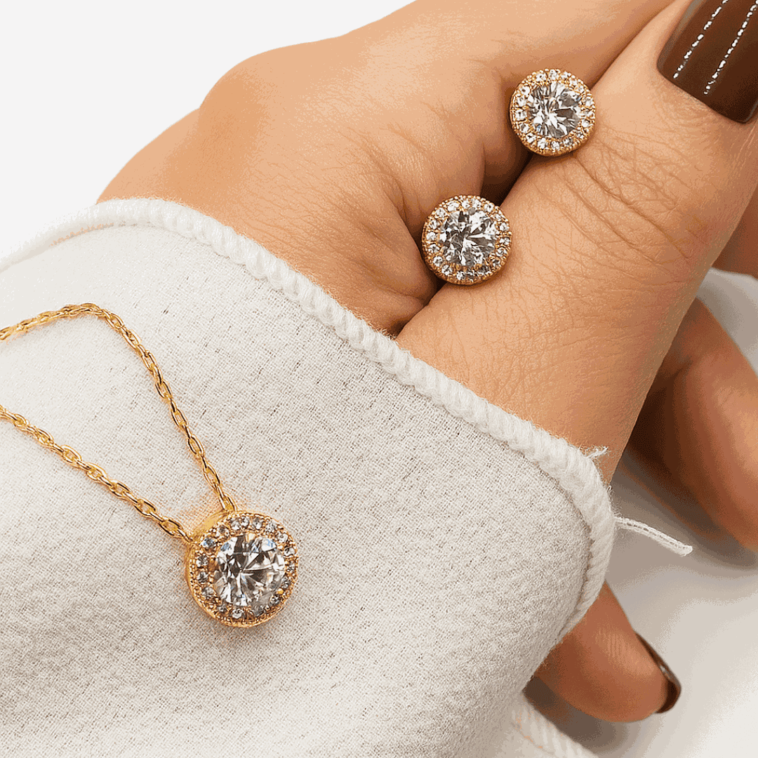 Conjunto Banhado a ouro Copia