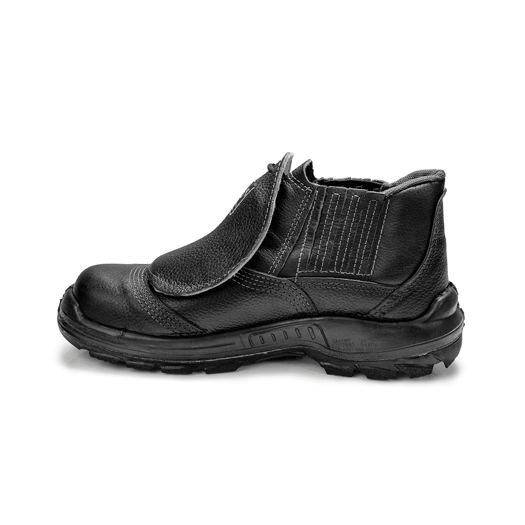 STONE BOTINA SEGURANÇA COURO METATARSO PU BORRACHA BIDENSIDADE