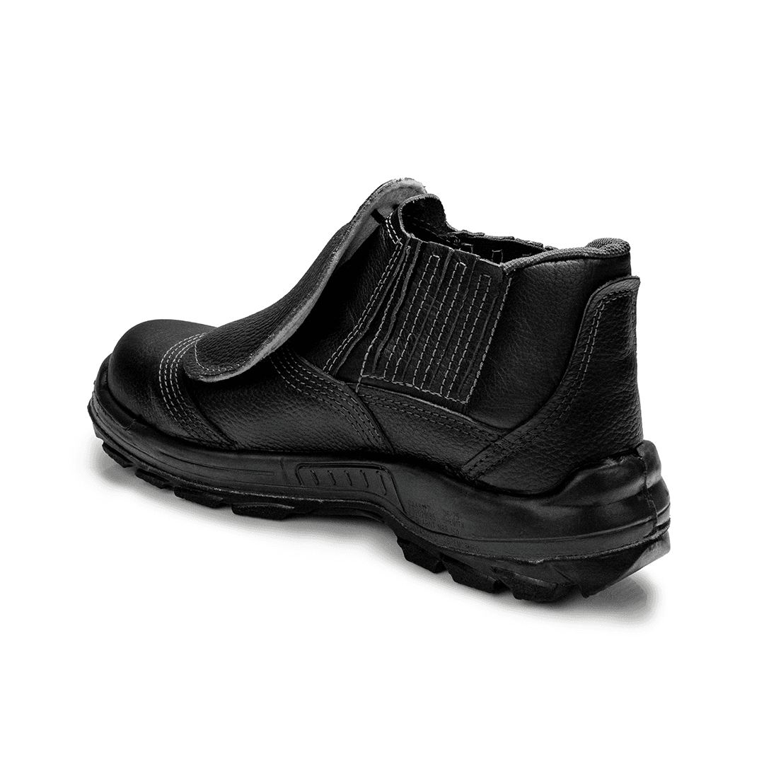 STONE BOTINA SEGURANÇA COURO METATARSO PU BORRACHA BIDENSIDADE