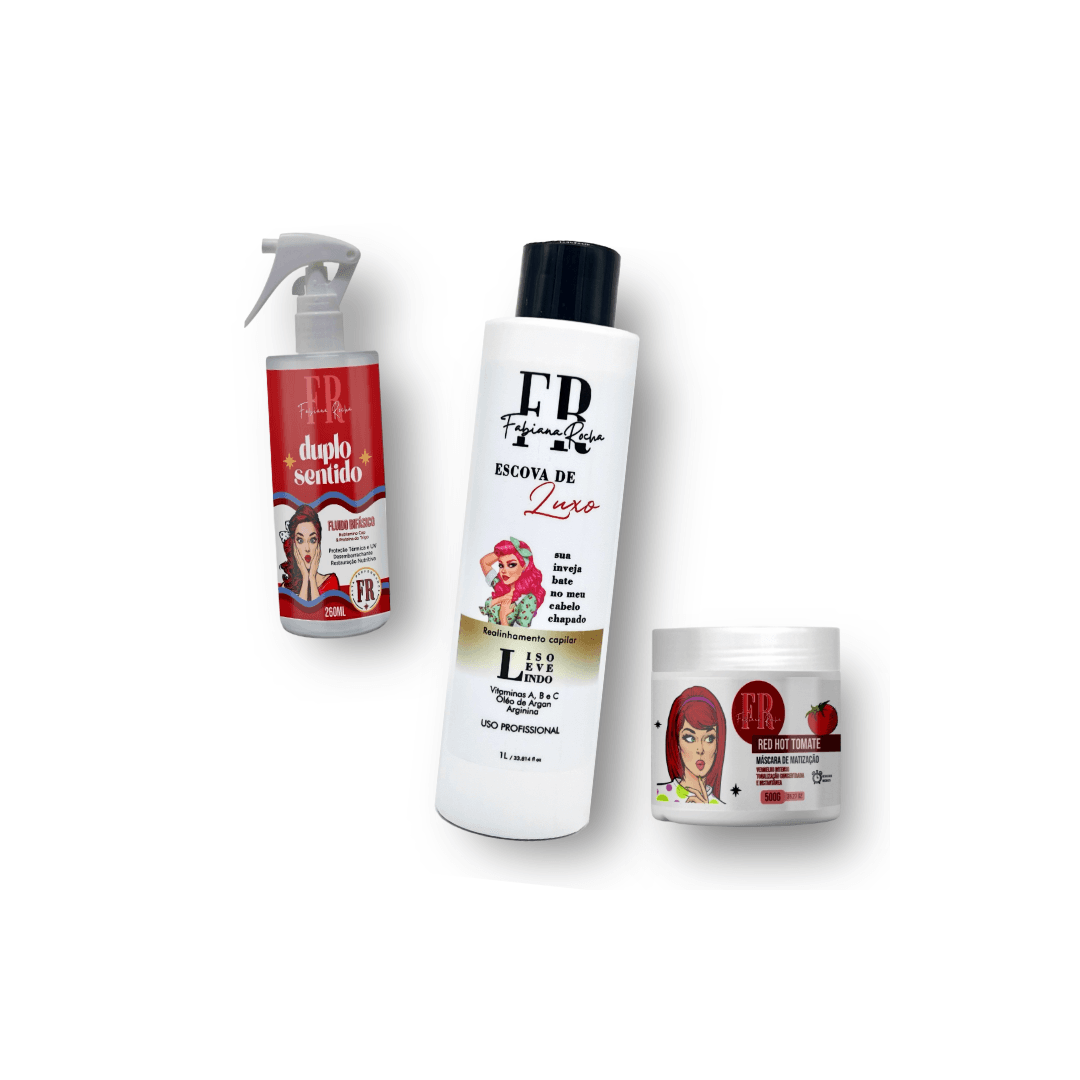 PROMOÇÃO RELÂMPAGO | Kit Vermelho & Liso Perfeito ... - by fabiana rocha 