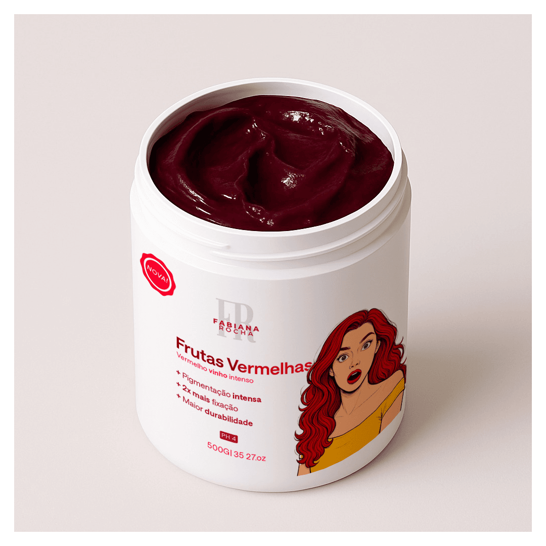 Matizador Vermelho Escuro Frutas Vermelhas 500g By... - by fabiana rocha 