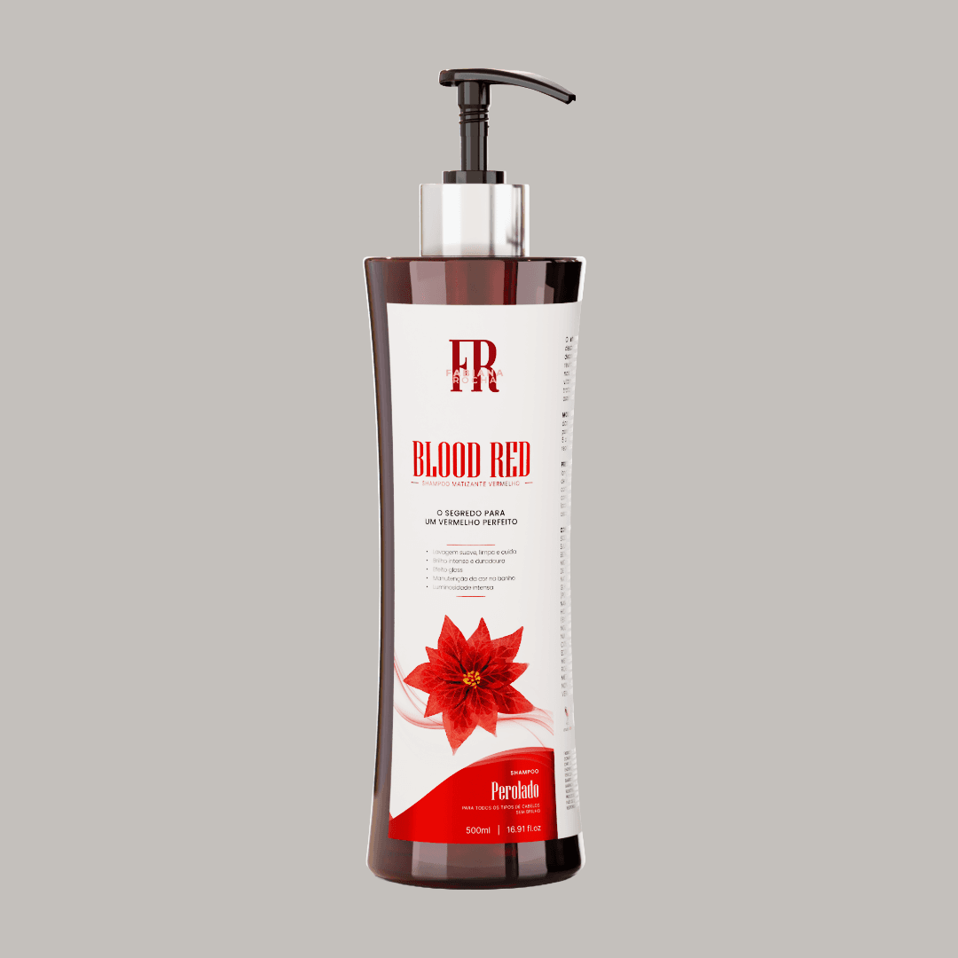 Shampoo Matizador Vermelho - Blood Red Perolado By... - by fabiana rocha 