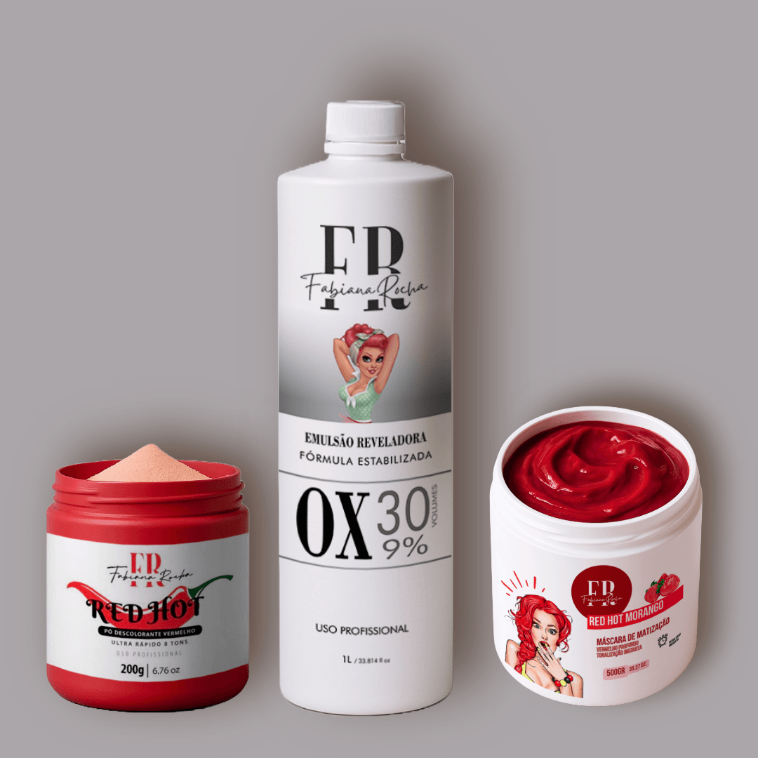Kit Vermelho Neutro By FR - by fabiana rocha 