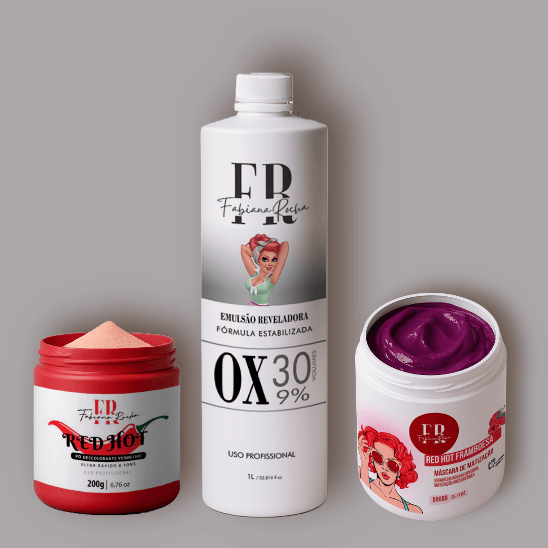 Kit Vermelho Rosado By FR - by fabiana rocha 