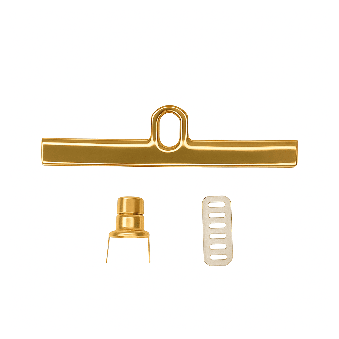 Fecho Para Bolsa Dourado - METALVALE BIJU