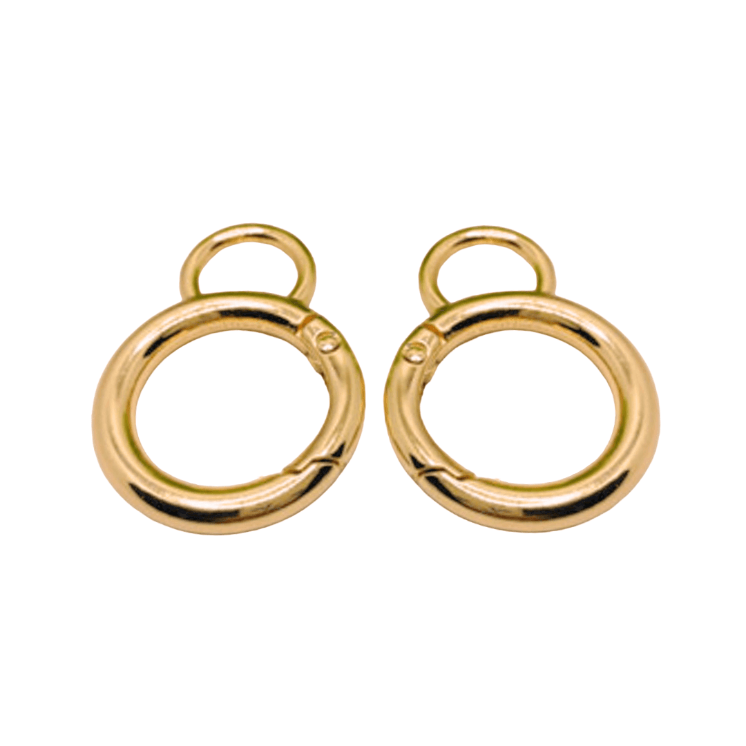 Argola Articulada Dourada 24MM - 147323 - METALVALE BIJU