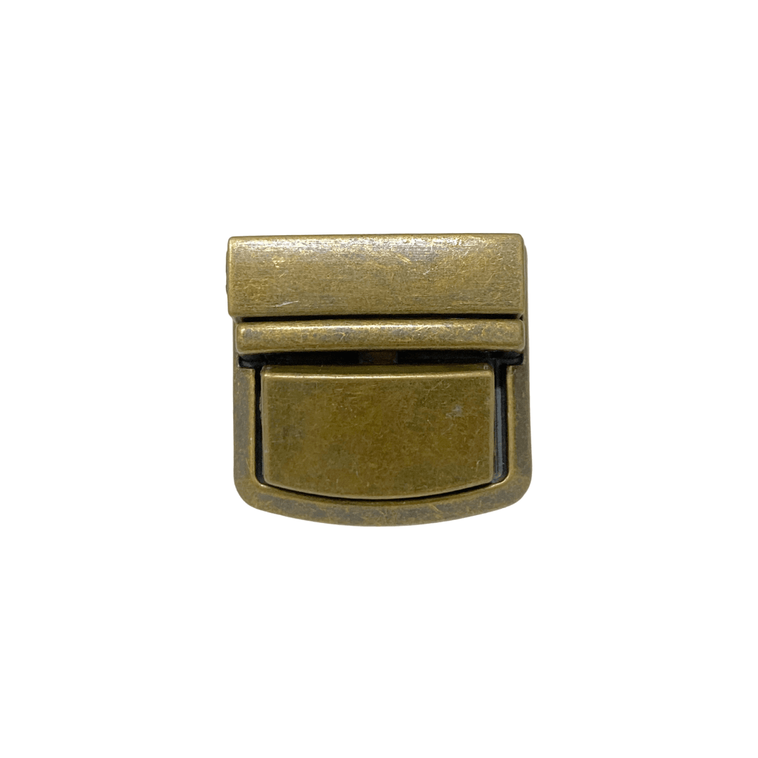Fecho Encaixe de Metal - Ouro Velho - 148253 - METALVALE BIJU