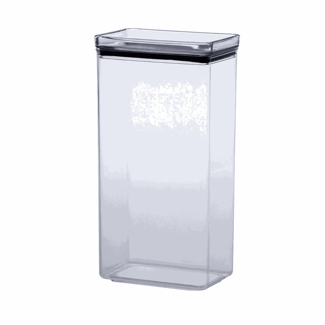 POTE HERMETIC LUMINI RETANGULAR 2600ML - 144123 - METALVALE BIJU