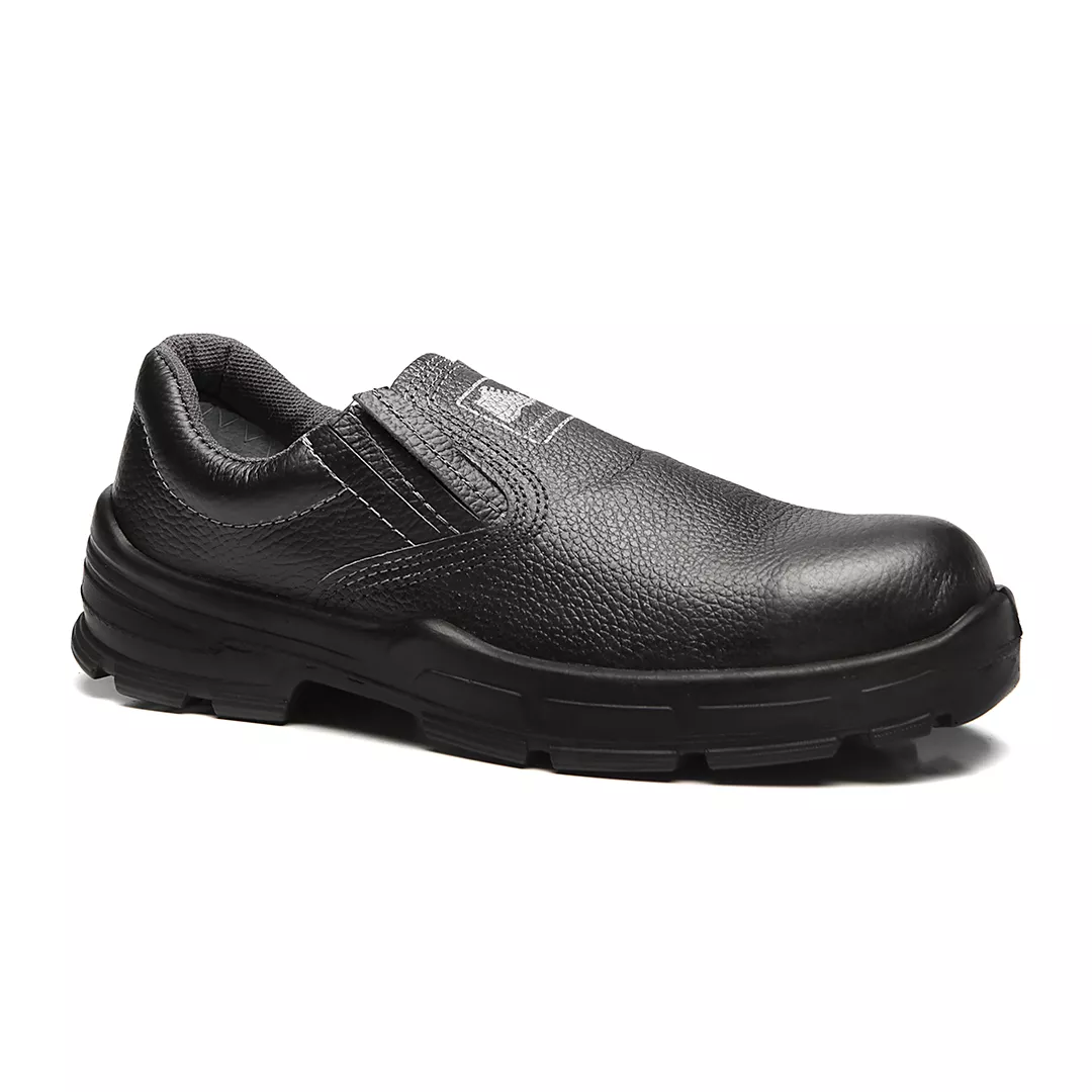 BSES SAPATO ELÁSTICO PRETO COURO 
