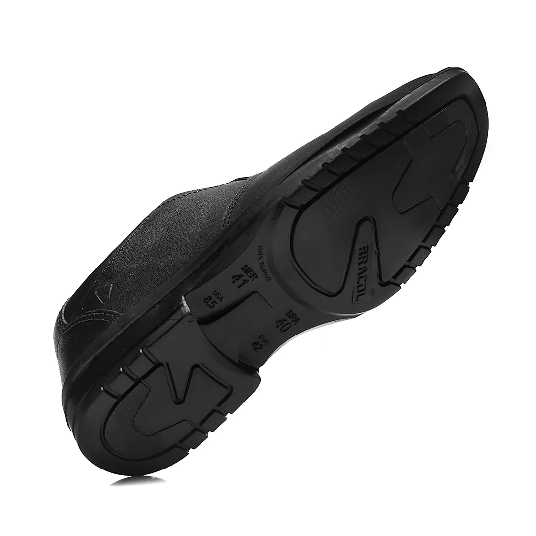 TURIM SSNL SAPATO DE ELÁSTICO PRETO COURO HIDROFUGADO 