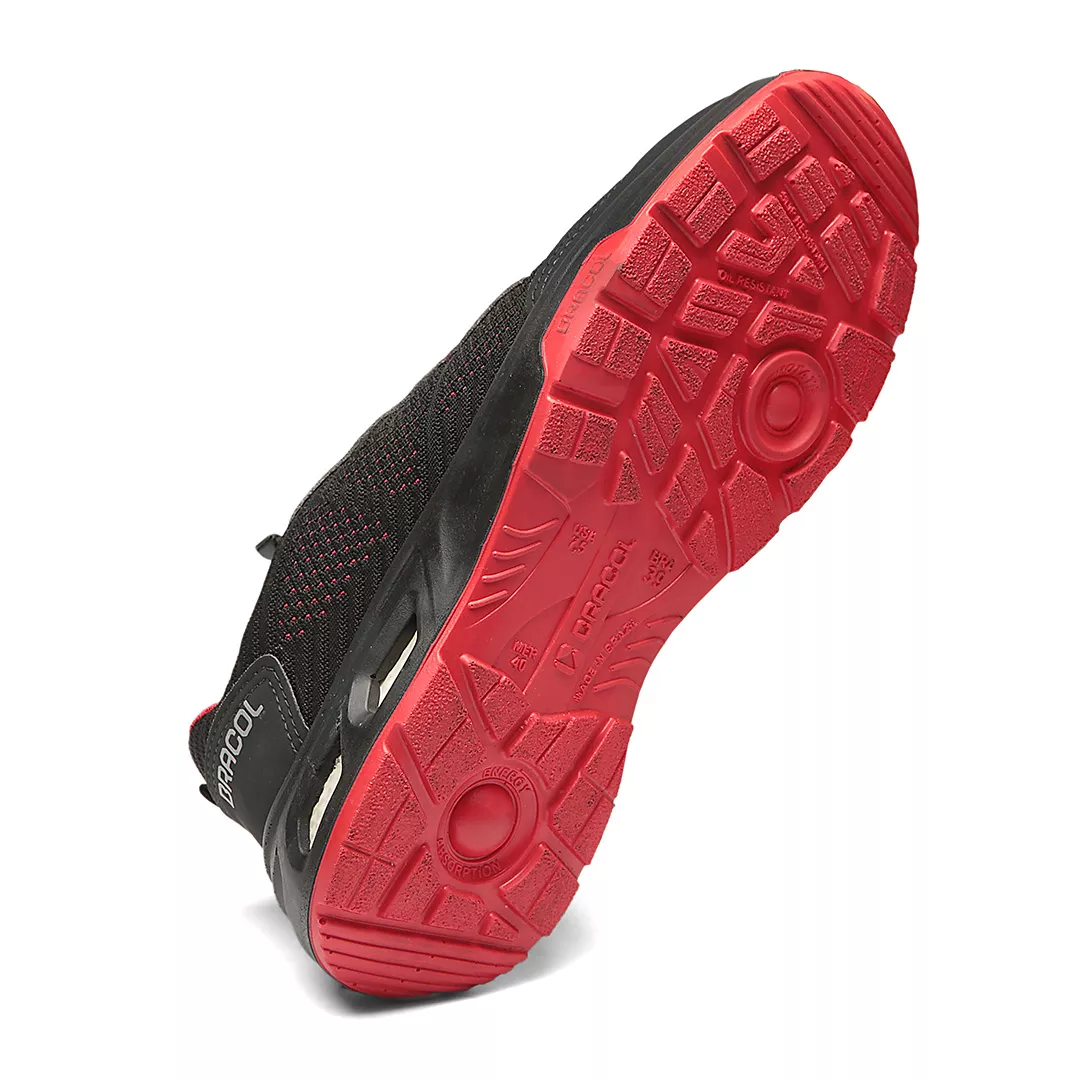 DETROIT ECO BTHT PRETO COM SOLADO VERMELHO TRIDENSIDADE (ESD)