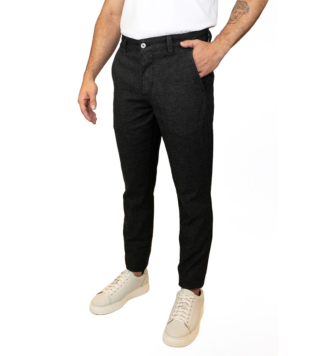 Calça Sarja Tecnológica Brawd Preta - Loja Brawd