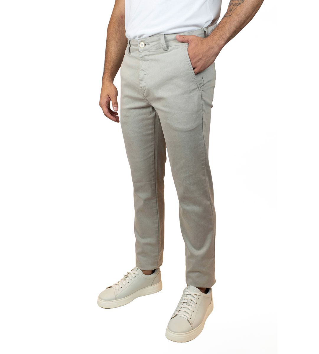 Calça Sarja Brawd Andrews Areia - Loja Brawd