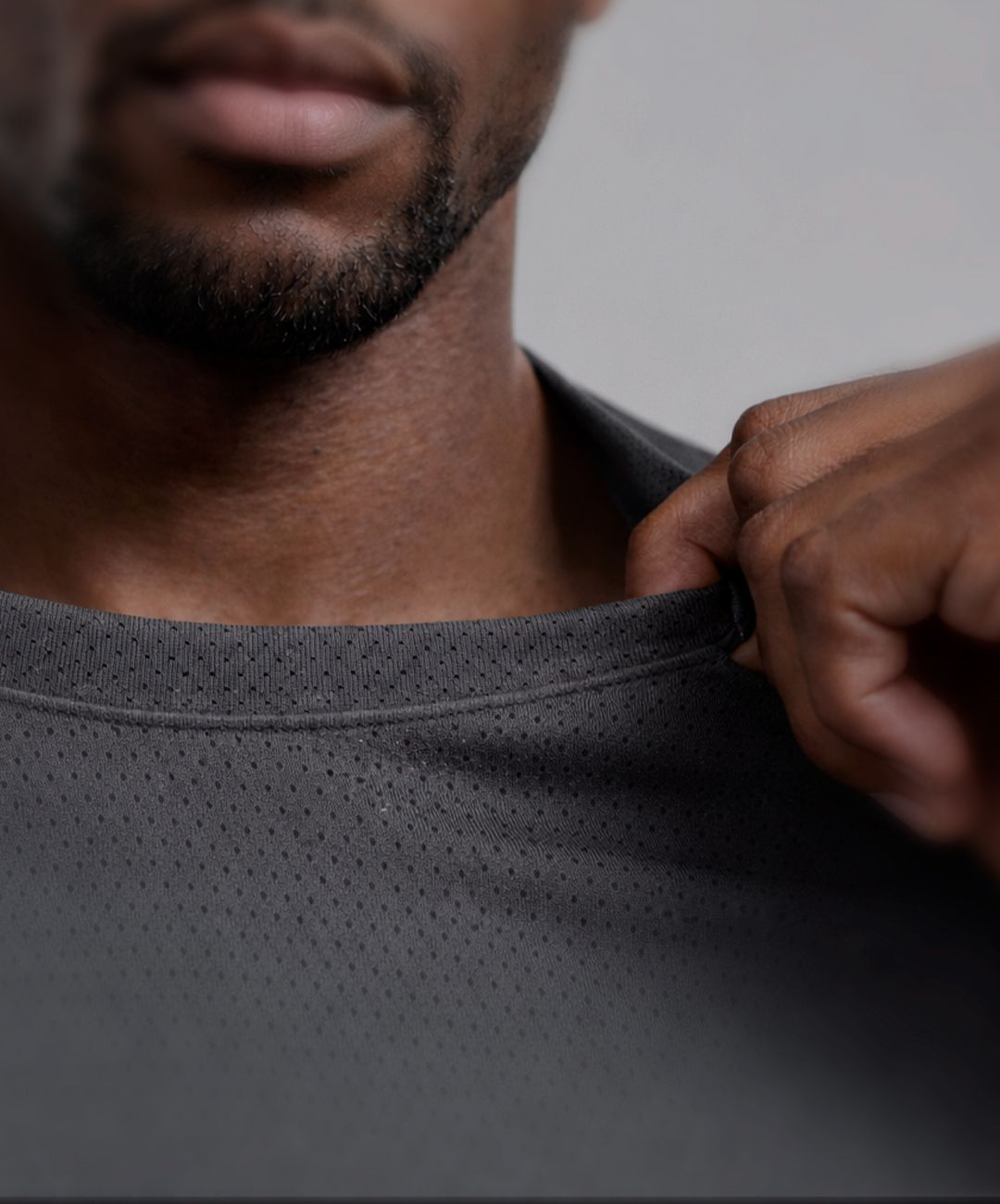 Camiseta Run Fitness Chumbo Masculina 100% Poliamida – Toque Gelado, Leveza Extrema 