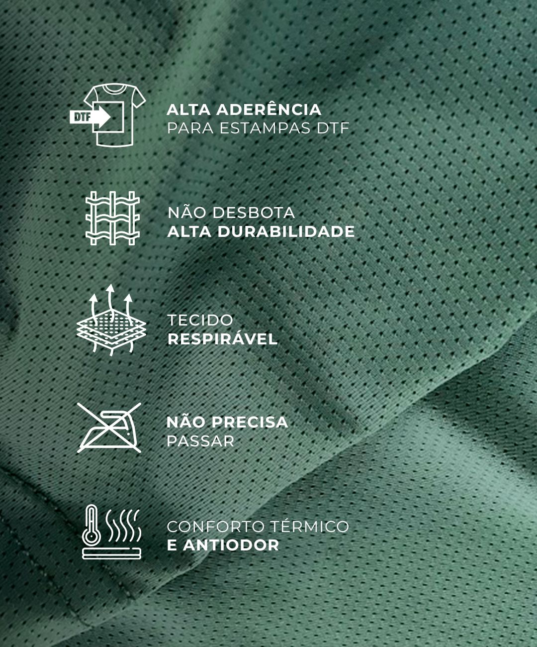 Camiseta Run Fitness Verde Masculina 100% Poliamida – Toque Gelado, Leveza Extrema