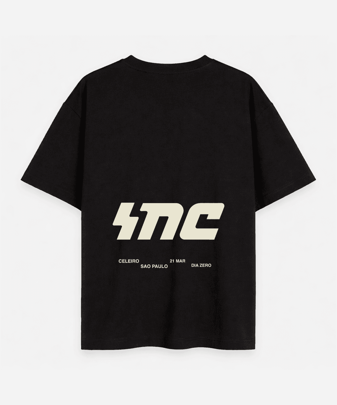 Camiseta Oversized Preta INC - Celeiro Store