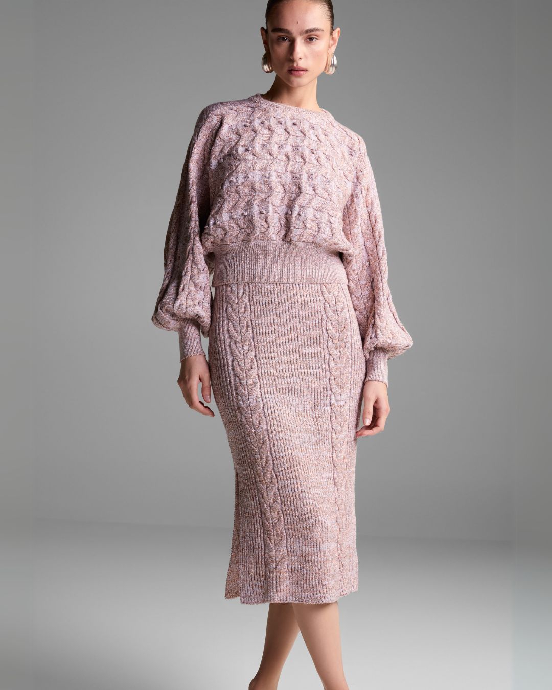 Saia Village Lilás Lurex - Maria Pavan