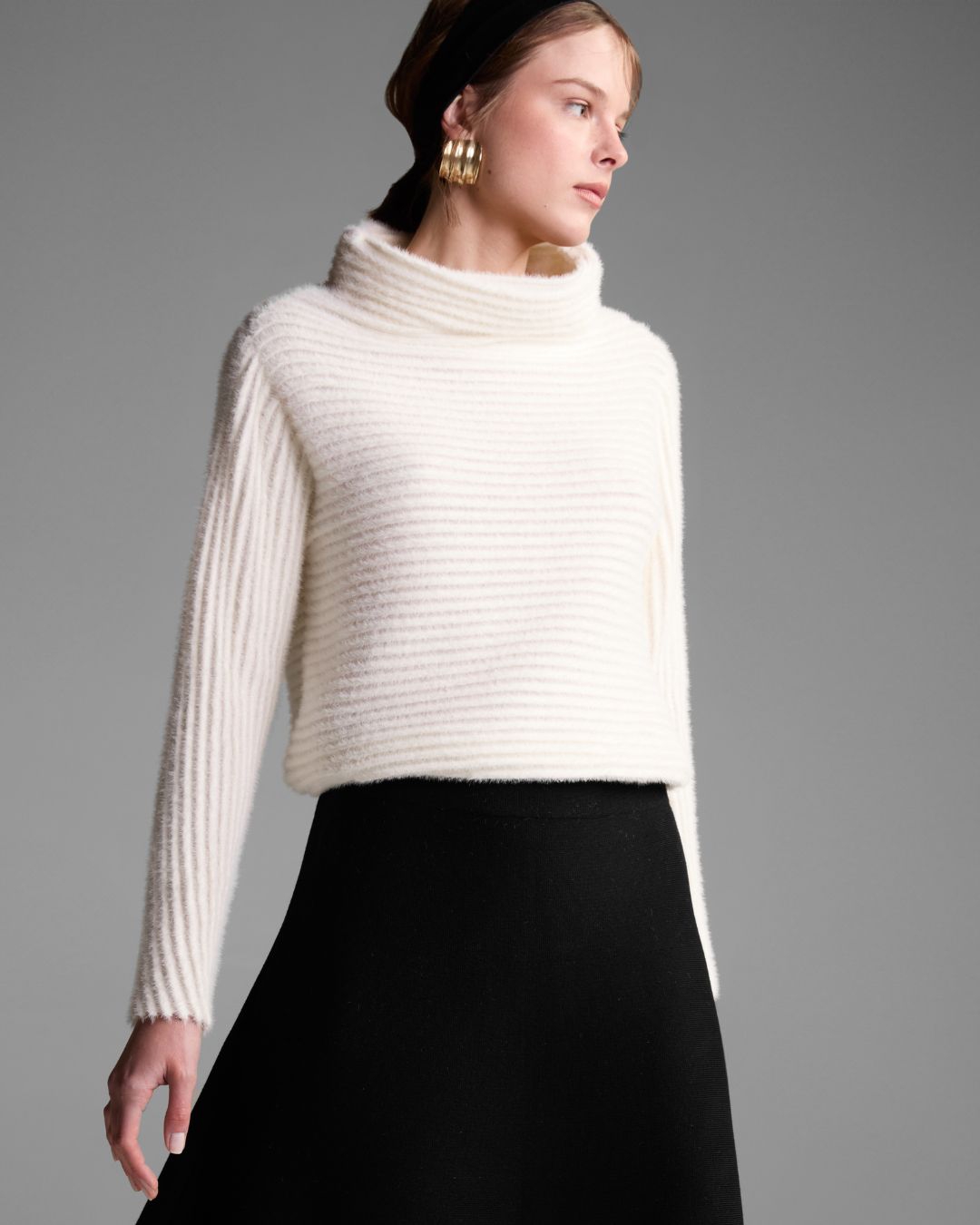 Pull Giulia Off White - Maria Pavan