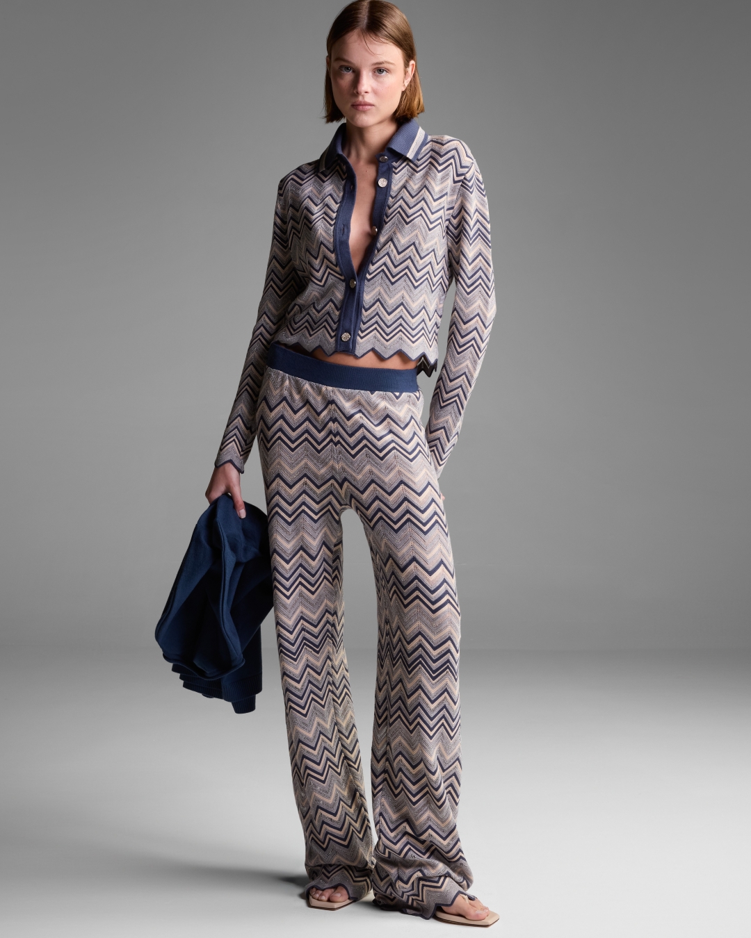 Calça Chevron Eclat - Maria Pavan