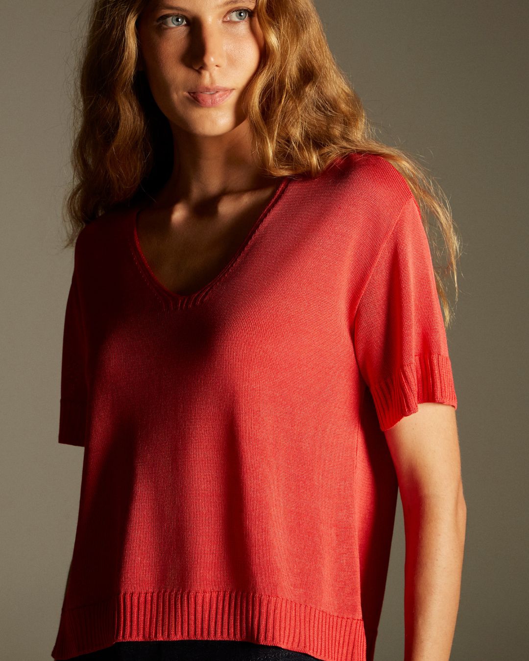 T-Shirt Basic Laranja - Maria Pavan