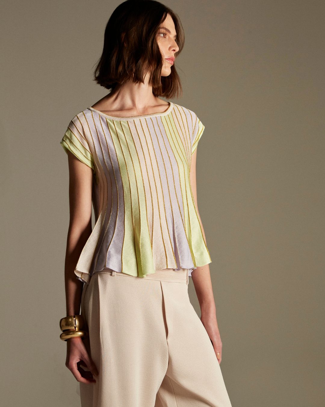 Blusa Cóleus Verde Lima - Maria Pavan