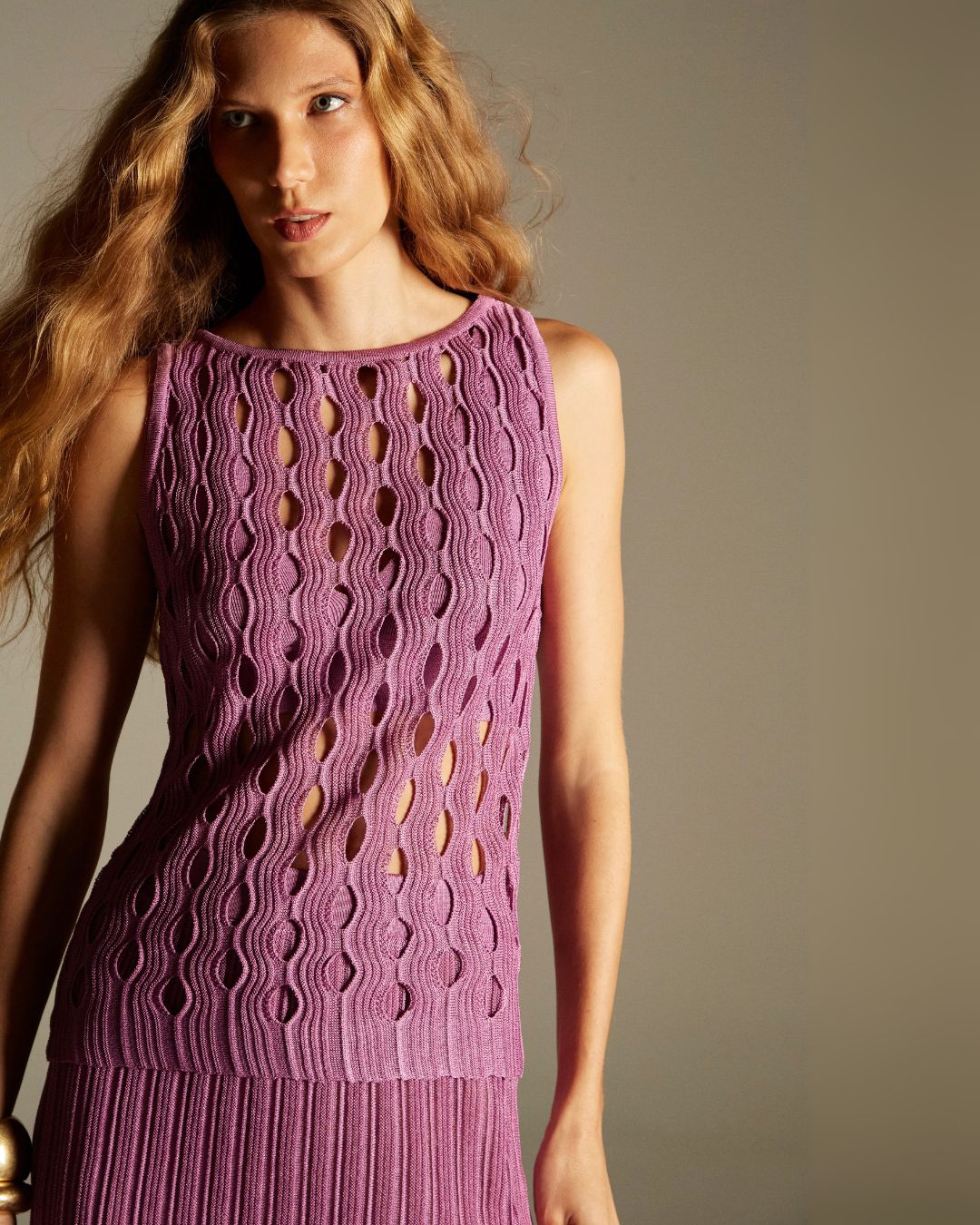 Blusa Frésia Roxo Fúcsia - Maria Pavan