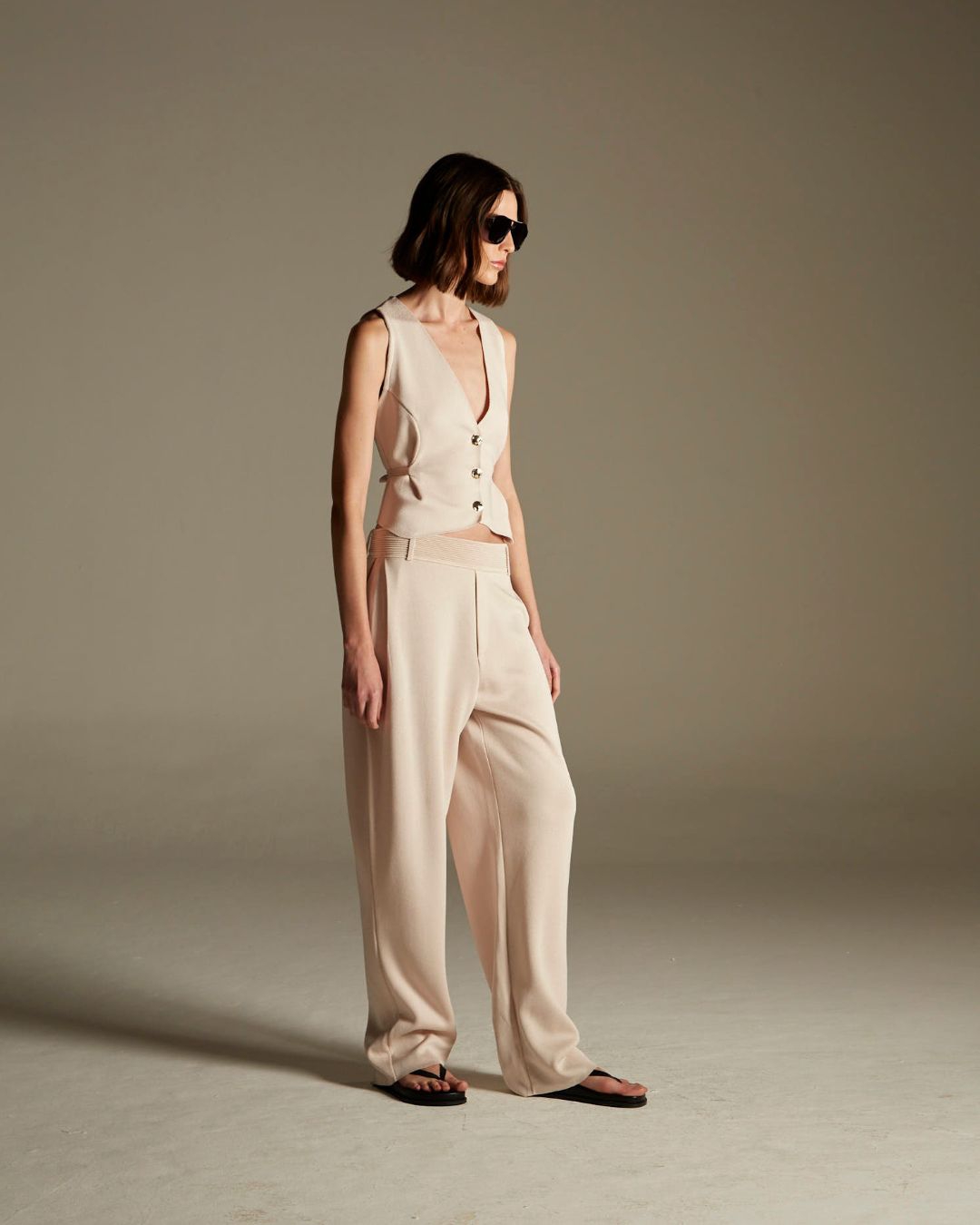 Calça Aloe Nude Rosado - Maria Pavan