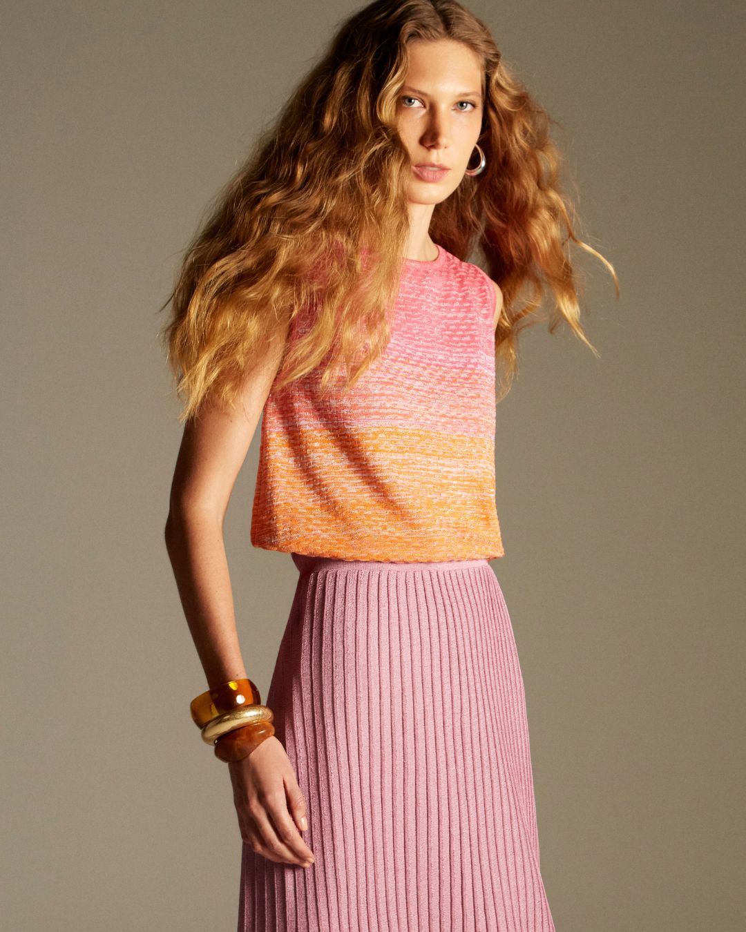 Blusa Por do sol Laranja - Maria Pavan