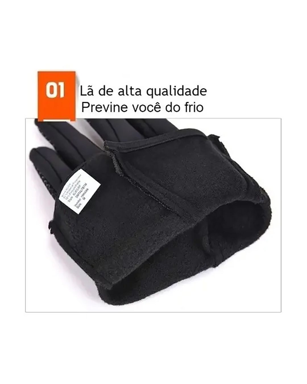 Par de Luvas impermeáveis térmicas