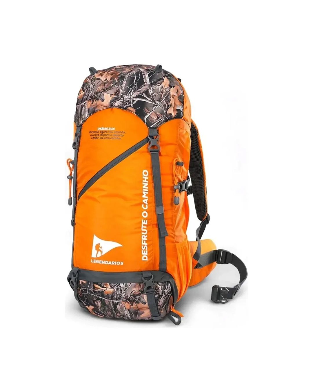 Mochila Andes 40l Oficial legendários Laranja NTK 