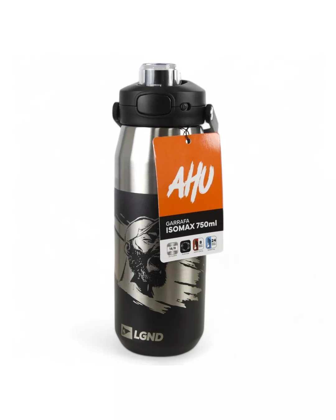 Garrafa Isomax Oficial Legendários LGND Preta NTK 750ml
