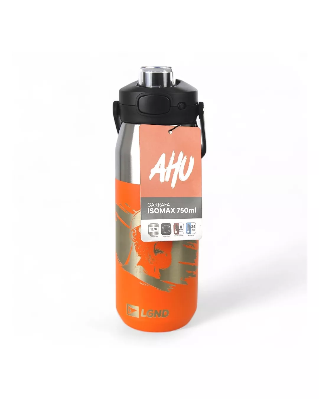 Garrafa Isomax Oficial Legendários LGND Laranja NTK 750ml