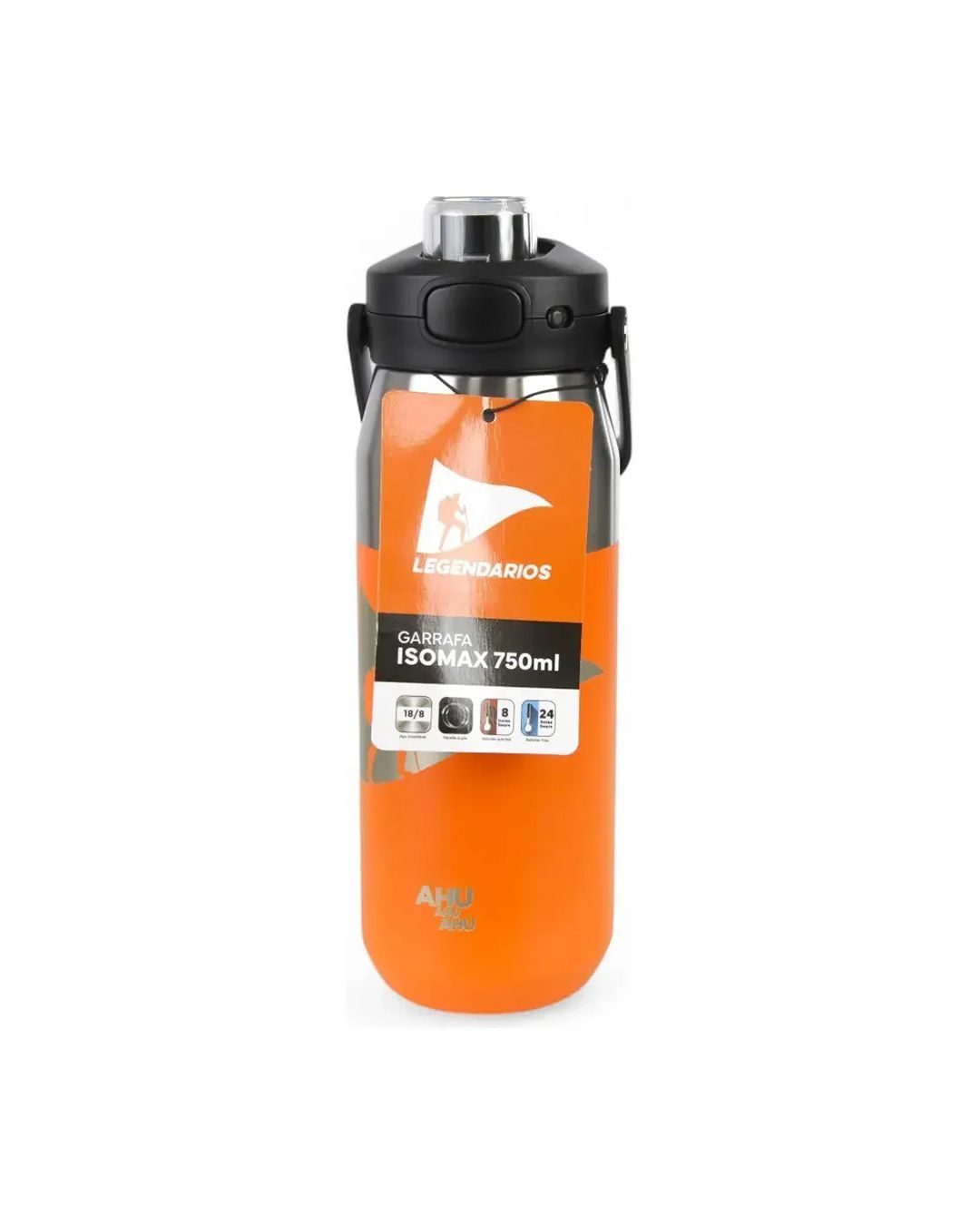 Garrafa Isomax Oficial Legendários Laranja NTK 750ml