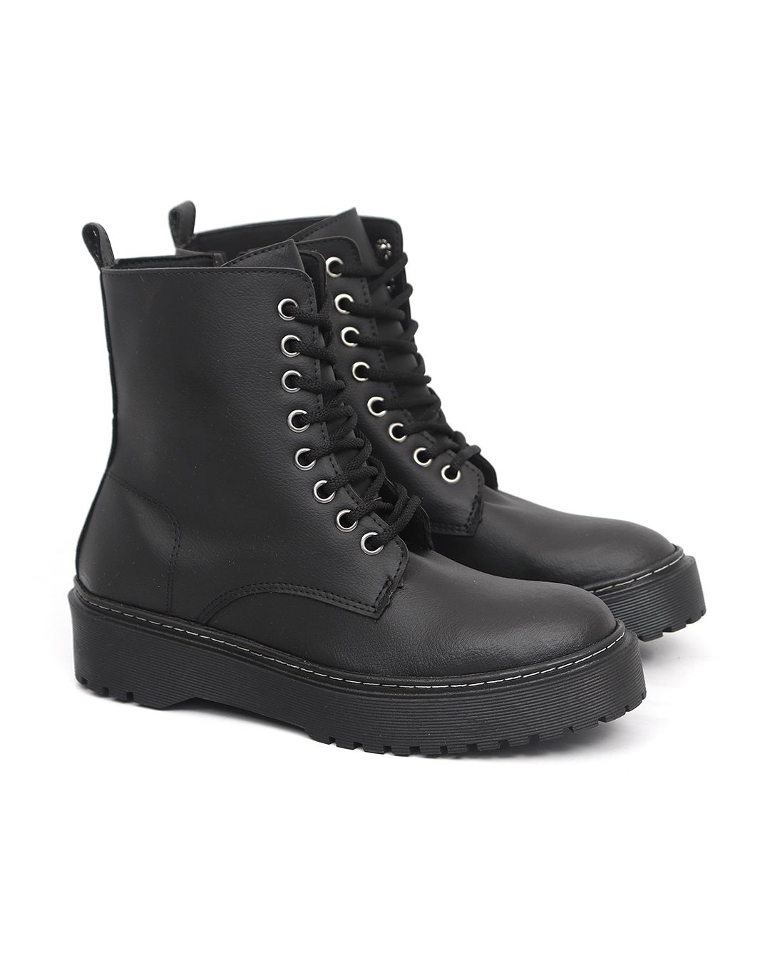 Bota Feminina Coturno Em Cadarço - Malta Shoes