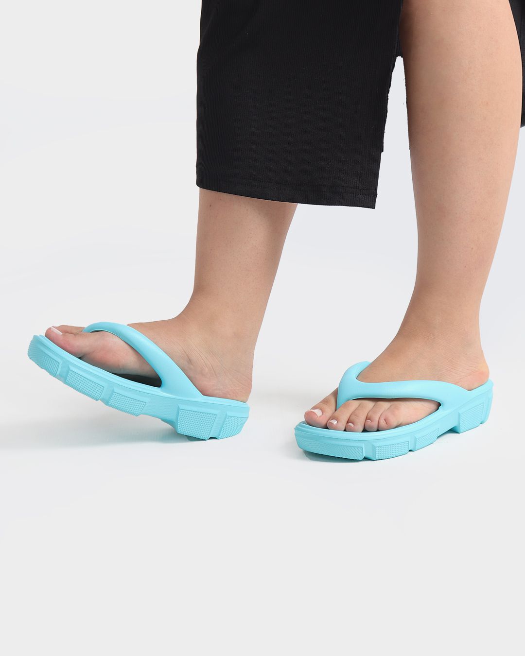 Tamanco Puff Feminino Azul Malta - Malta Shoes