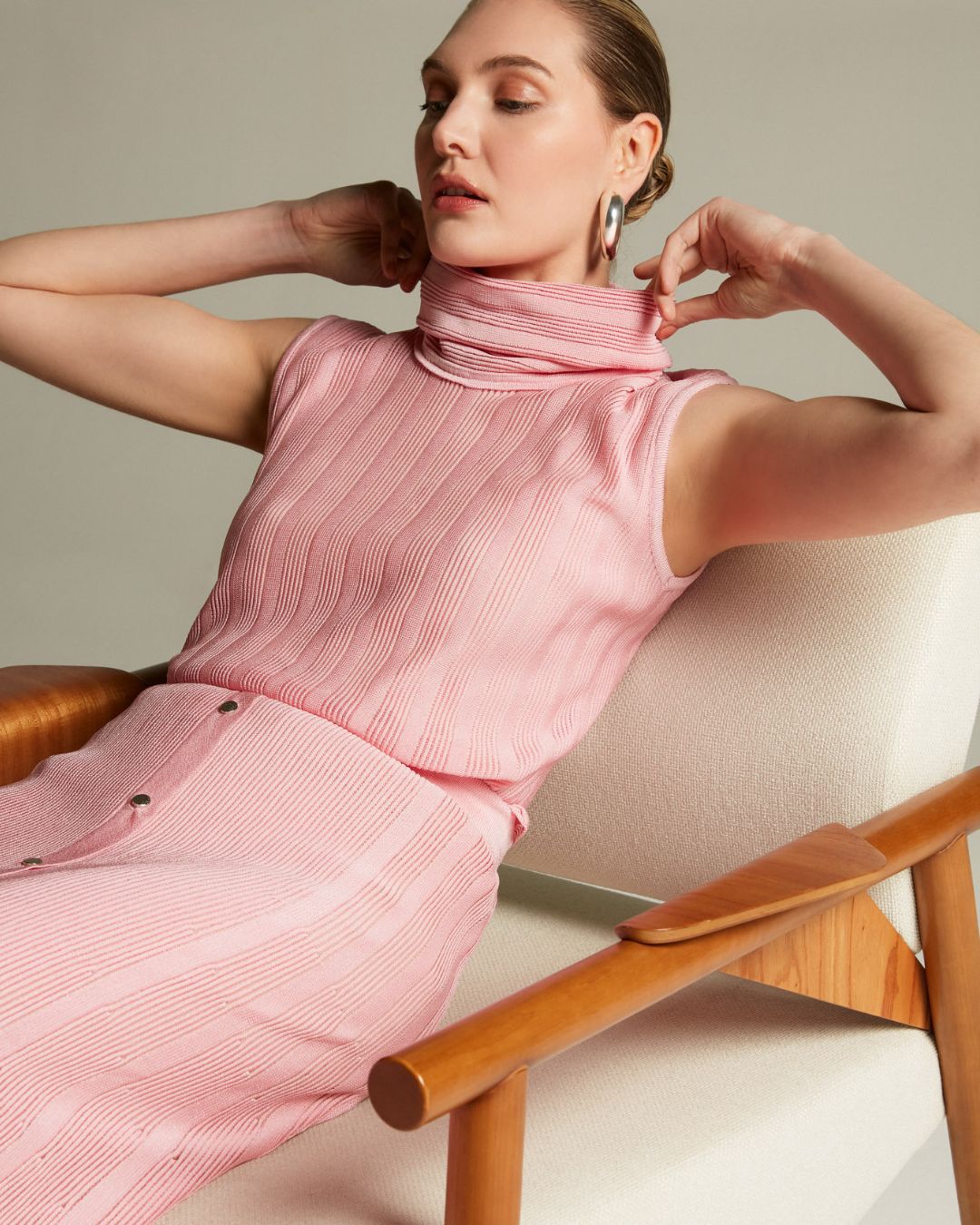 Blusa Estônia Rosa Claro- - Maria Pavan