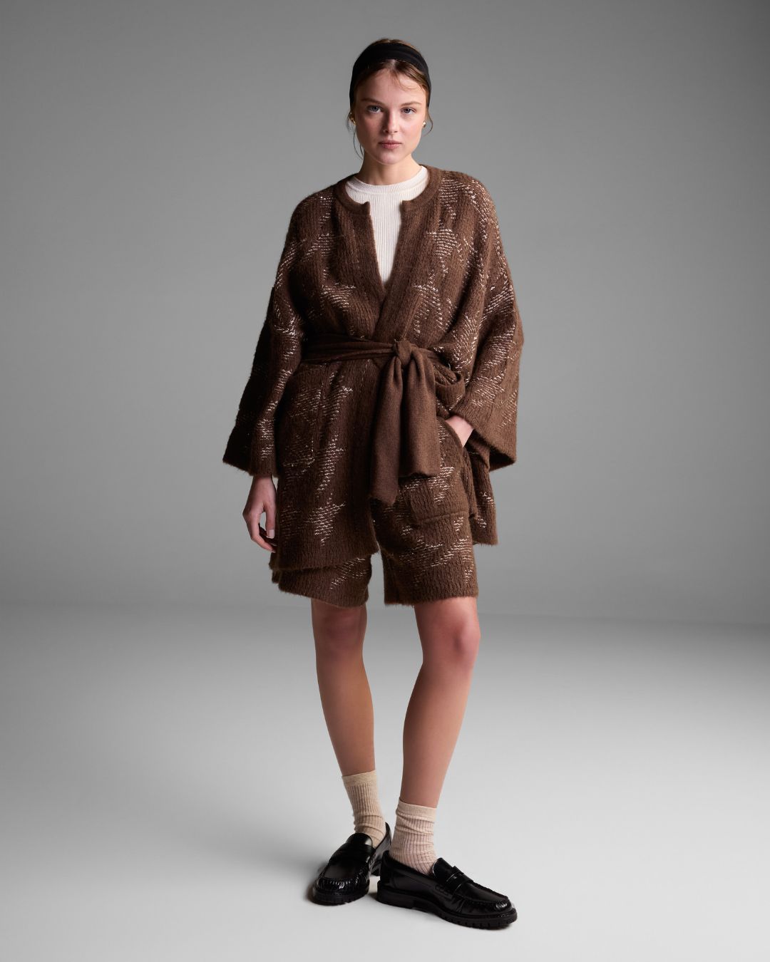 Kimono Rockfeller Marrom - Maria Pavan