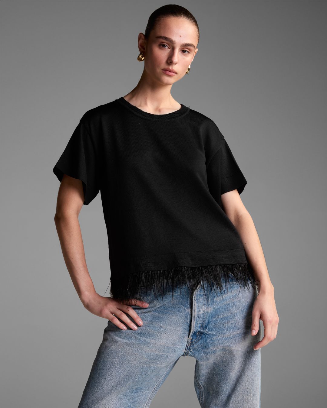 T-shirt Plumas Rio Preto - Maria Pavan
