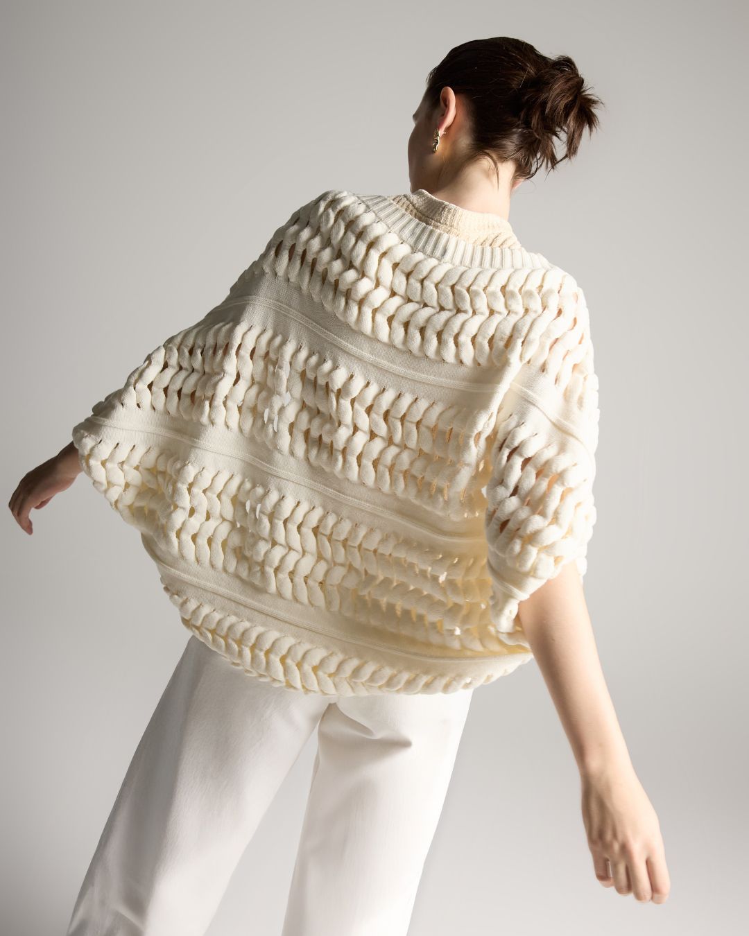 Casaco Casúlo Off White - Maria Pavan