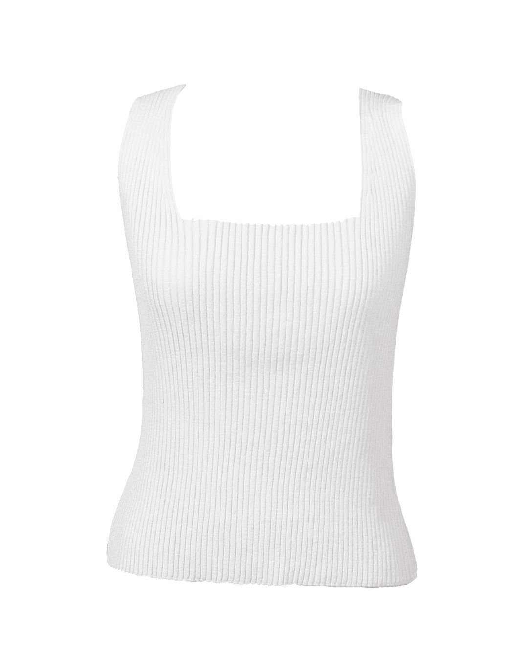 Blusa Basic Soul Decote Quadrado Off White - Maria Pavan