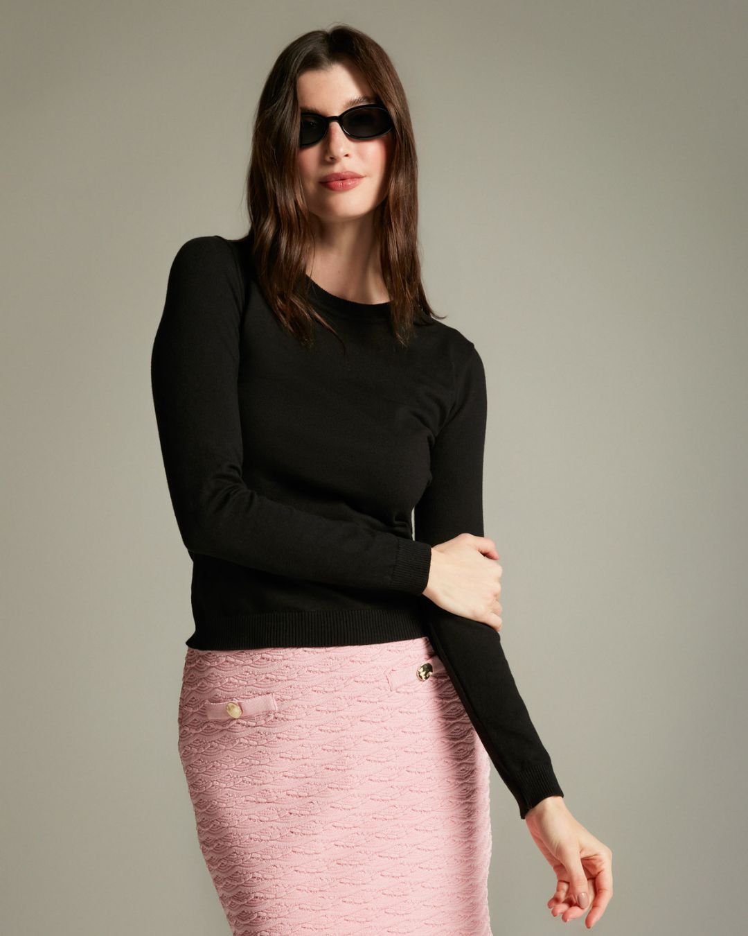 Blusa Preto Algodão - Maria Pavan