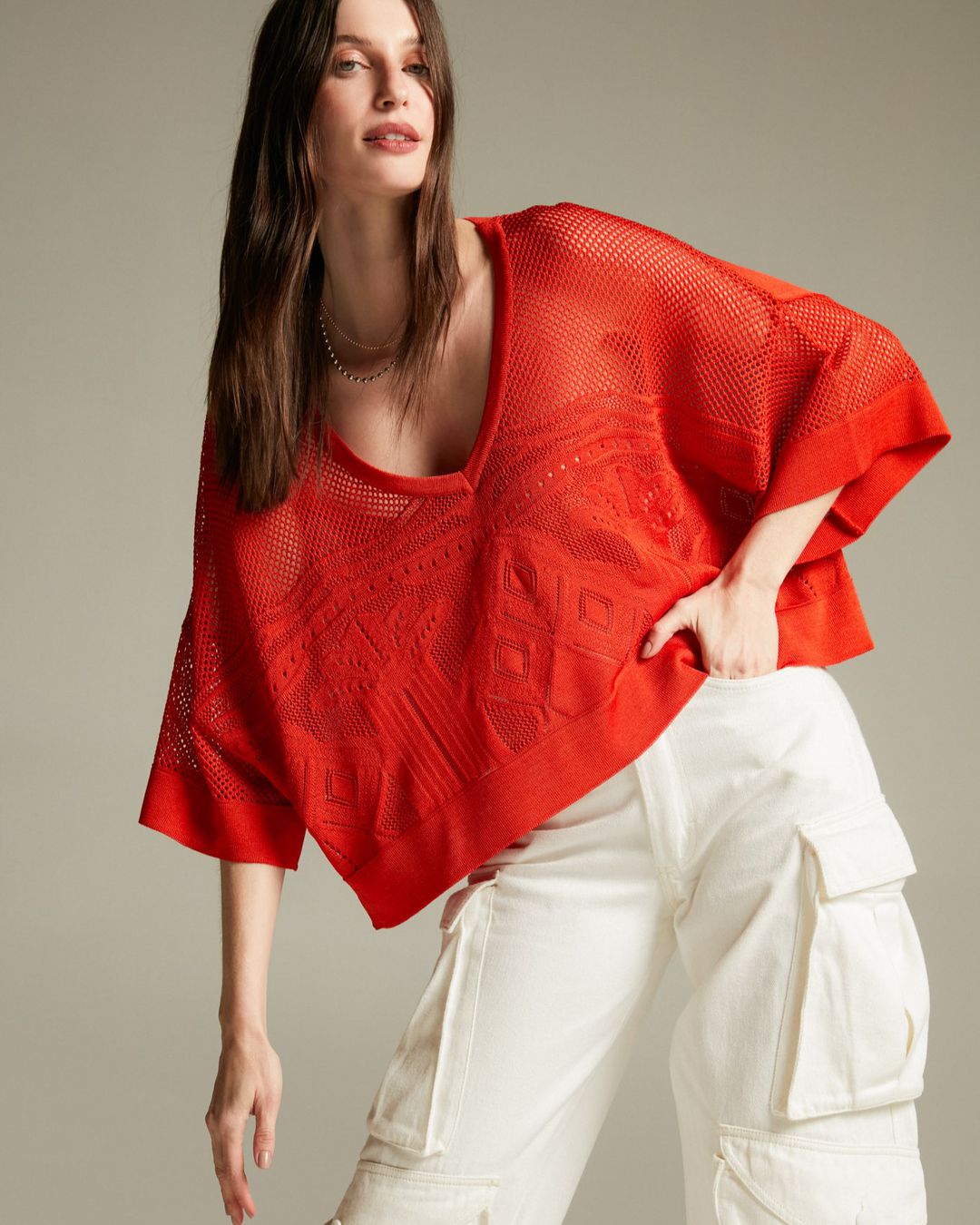 Blusa Oslo Laranja- - Maria Pavan