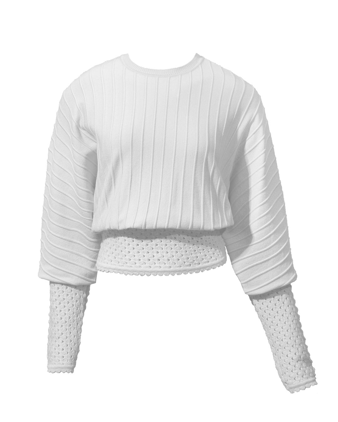 Blusa Guipir Branco - Maria Pavan