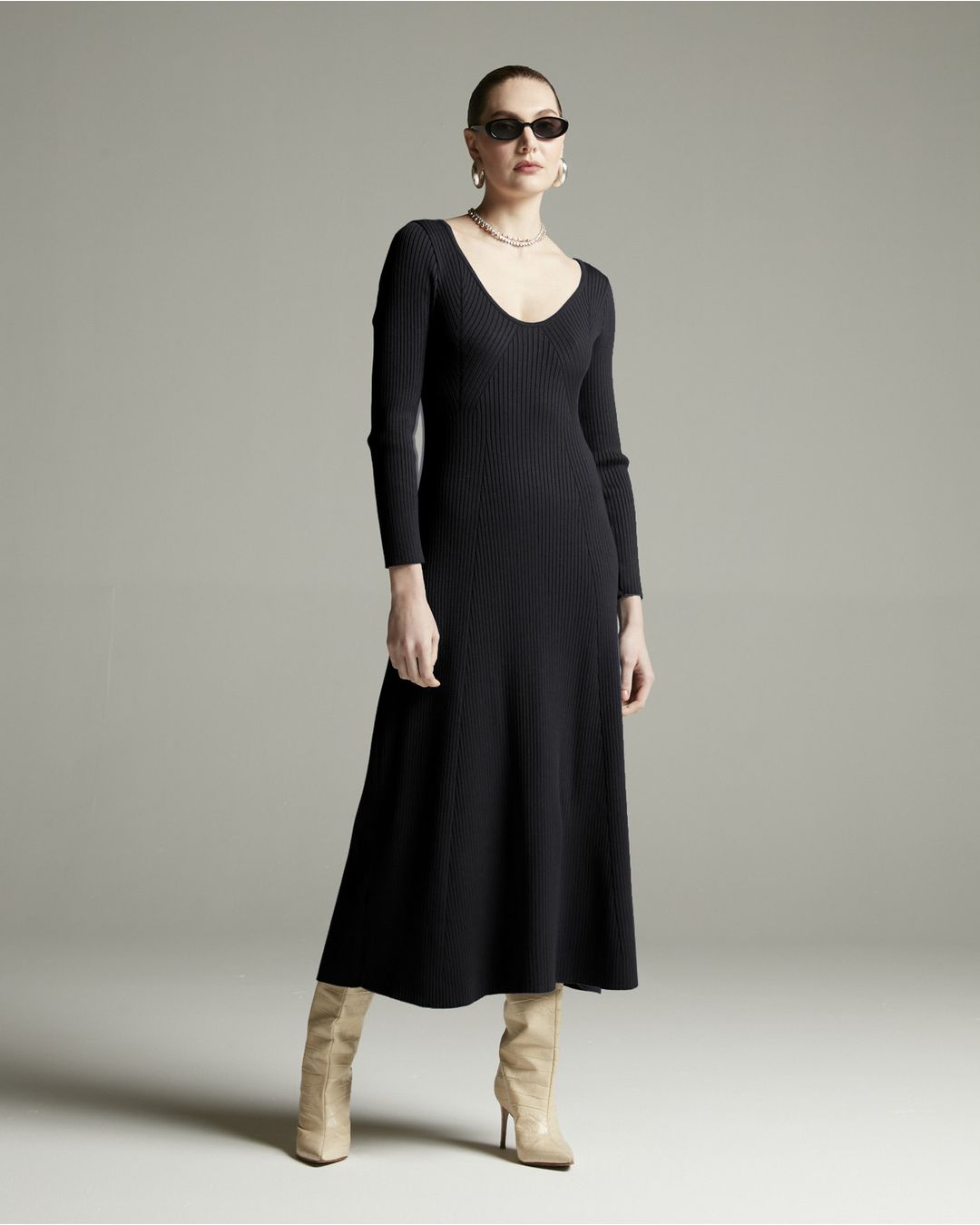Vestido Bergen Preto- - Maria Pavan