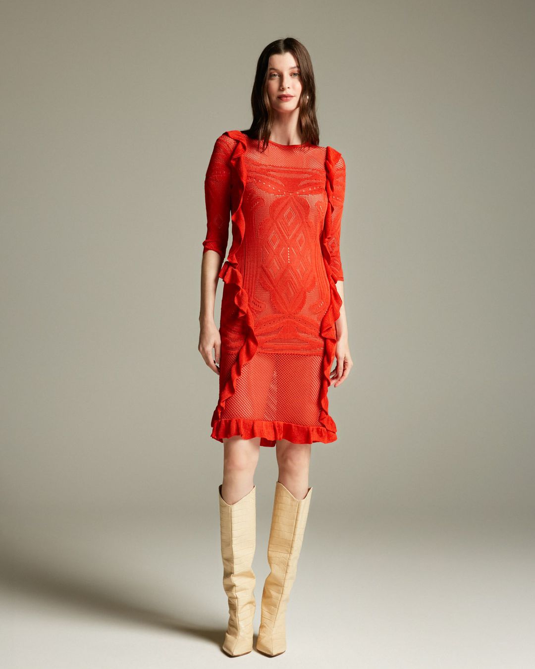 Vestido Oslo Laranja - Maria Pavan