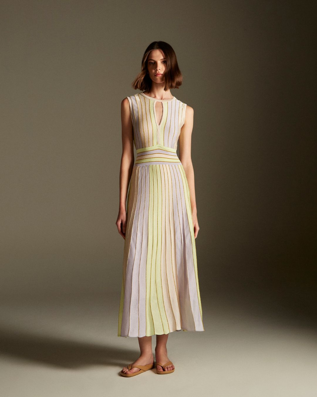 Vestido Midi Coléus - Maria Pavan