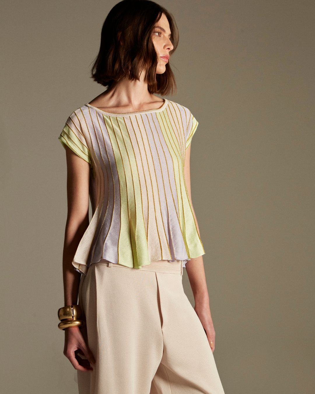 Blusa Cóleus Verde Lima - Maria Pavan