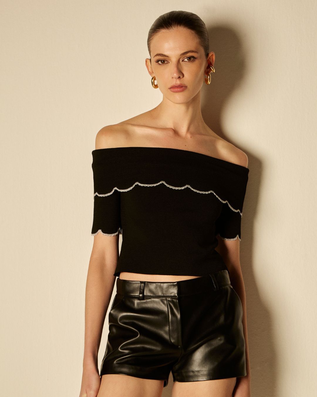 Top Ombro a Ombro Melissa Preto - Maria Pavan