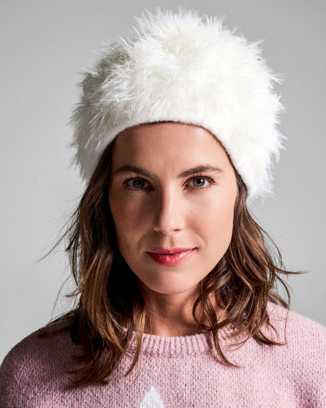 Touca SKI Branco Off White - Maria Pavan